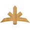 Ekena Millwork Alberta Rough Sawn Timber Gable Bracket, Western Red Cedar, 48"W x 28"H x 6"D x 6"F, 14/12 Pitch GBW048X28X0606ALB00RWR - alternate 1